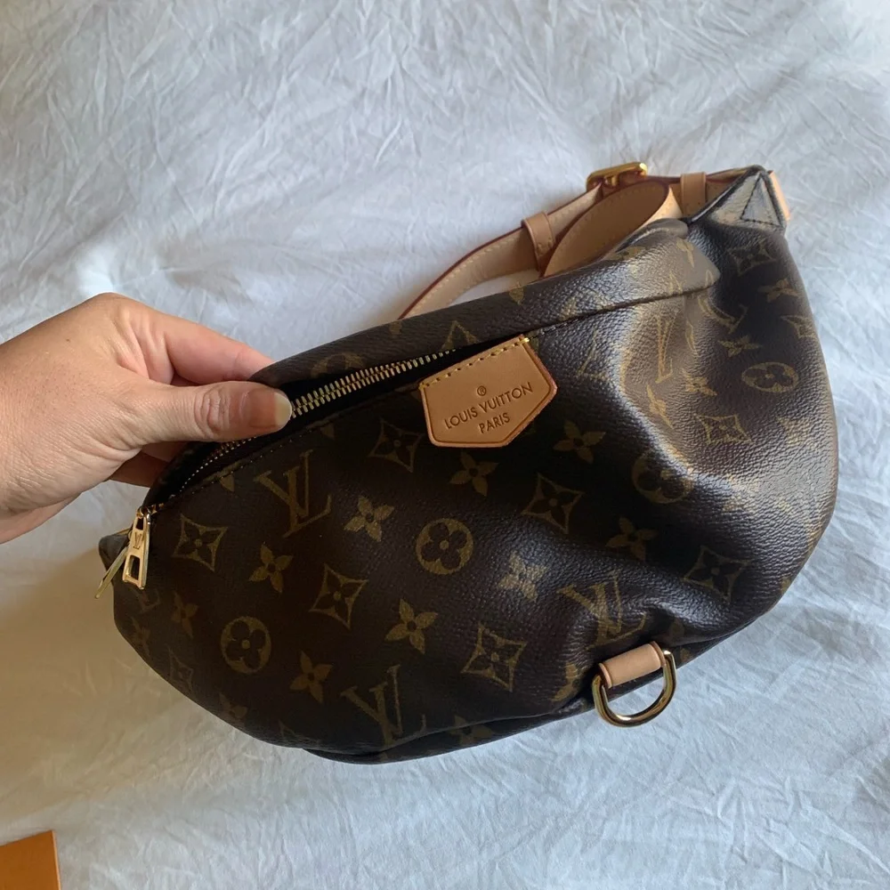 LV Louis Vuitton Discontinued Bumbag brown canvas authentic No trades - Picture 9 of 16